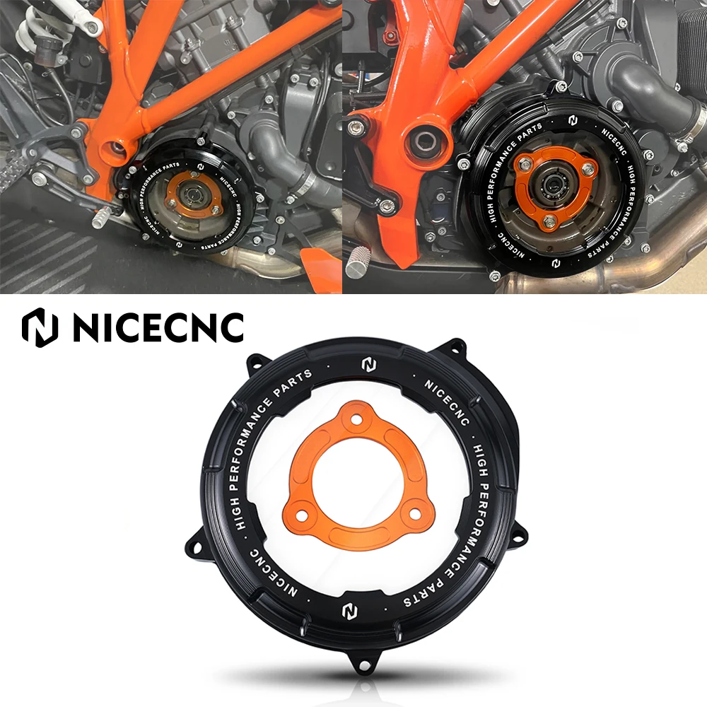 For KTM 1050 1090 1190 1290 Adventure R/S/T 2017-24 Clear Engine Clutch Cover Pressure Plate 1290 Super Duke R/GT/EVO 2014-2024