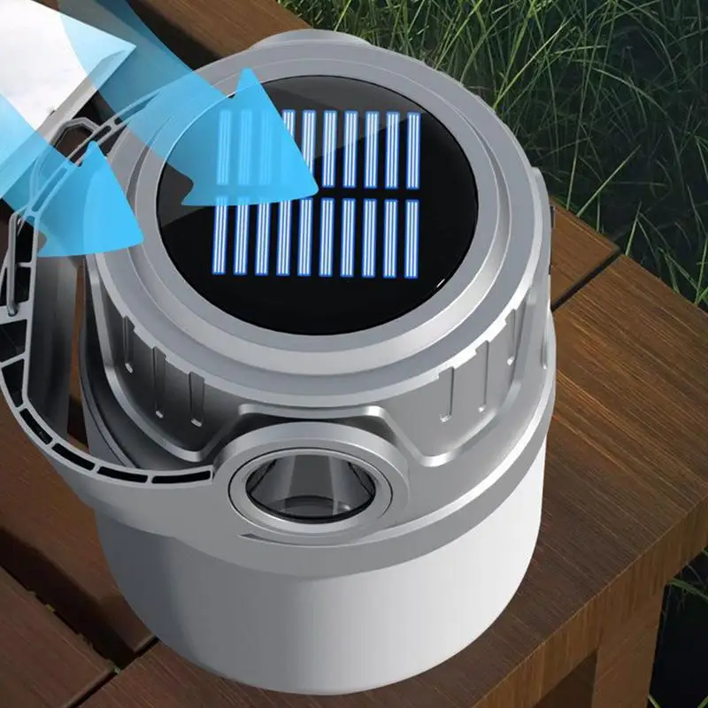 Camping Lantern USB Rechargeable Led Solar Lamps Foldable Compact Multifunctional Lights for Outdoor Hiking Night Working