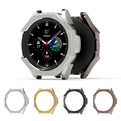 QZYLTD Case+glass Samsung Galaxy Watch Case 4 or 6 Classic 42mm 46mm 43mm 47mm Cover protective shell