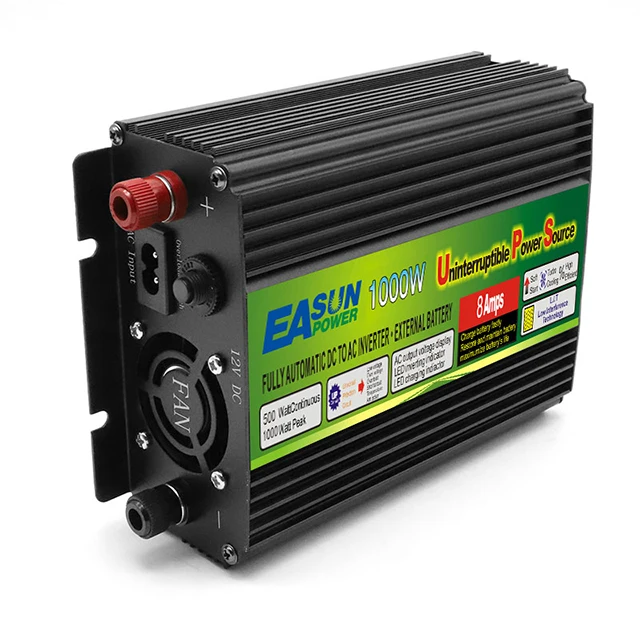 Easun Vermogen Dc 12V 24V Naar Ac 110V 220V Gemodificeerde Sinus Auto Omvormer 6kw 10000W Auto Omvormer Gemodificeerde Sinusgolf