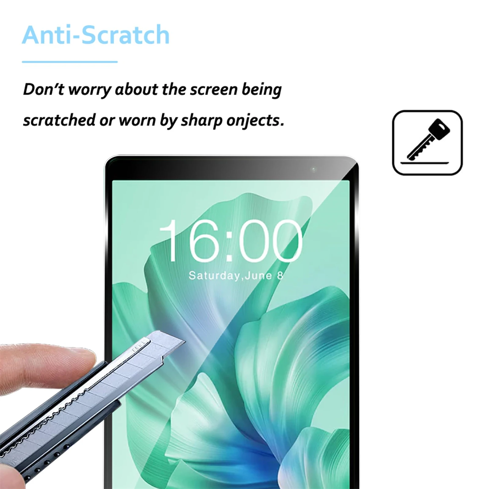 Screenprotector Voor Teclast P 85T 8 Inch Bubble-Free 9H Hardheid Krasbestendige Gehard Glas Film Voor Teclast P 85T 8 "2023