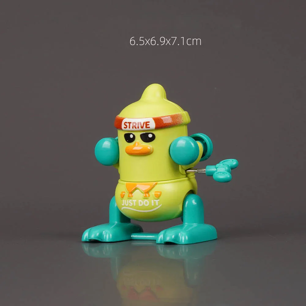 Baby Toy Cute Chick Toy Clockwork Tumble Duck Educational Tummy Time Toy For Babies Learning Crawling Development Birthday Gift