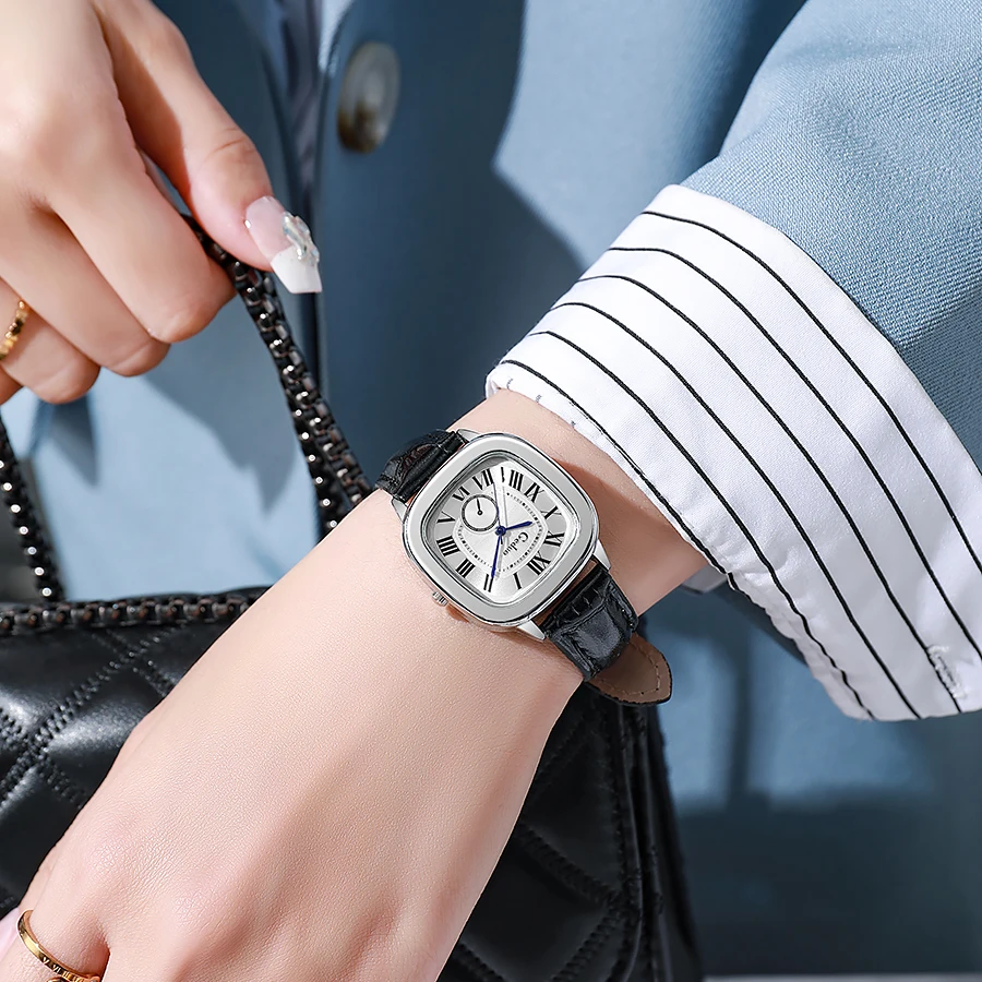 2025 New Arrival Fashion Women Quartz Watch Leather Strap Women Wristwatch Sell Like Hot Cakes