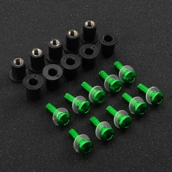 For Kawasaki GTR KLE KLV 250 400 500 1400 1000 J300 LAKOTA 300 Motorcycle WindScreen Bolts Mounting Screws Windshield Rivet Nut