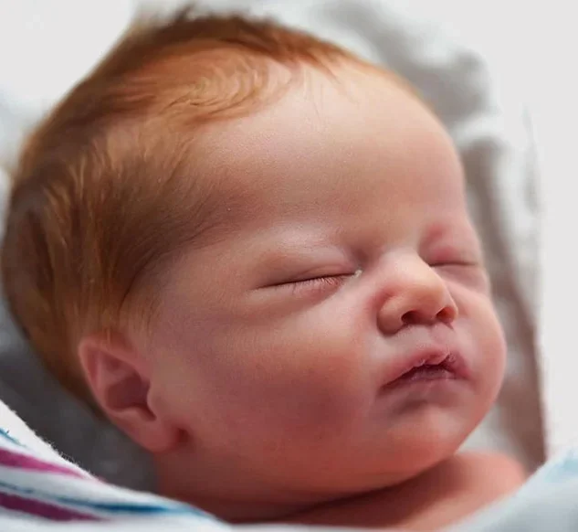 DLS Kit de muñeco realista de 18 pulgadas Charlotte con patas dobladas piezas de bebé recién nacido durmiendo sin terminar con cuerpo