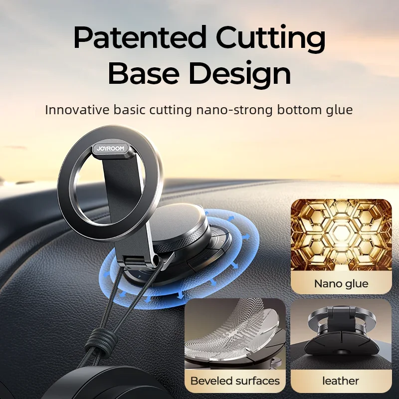 Magnetic Car Phone Holder - Universal Dashboard Mount 3