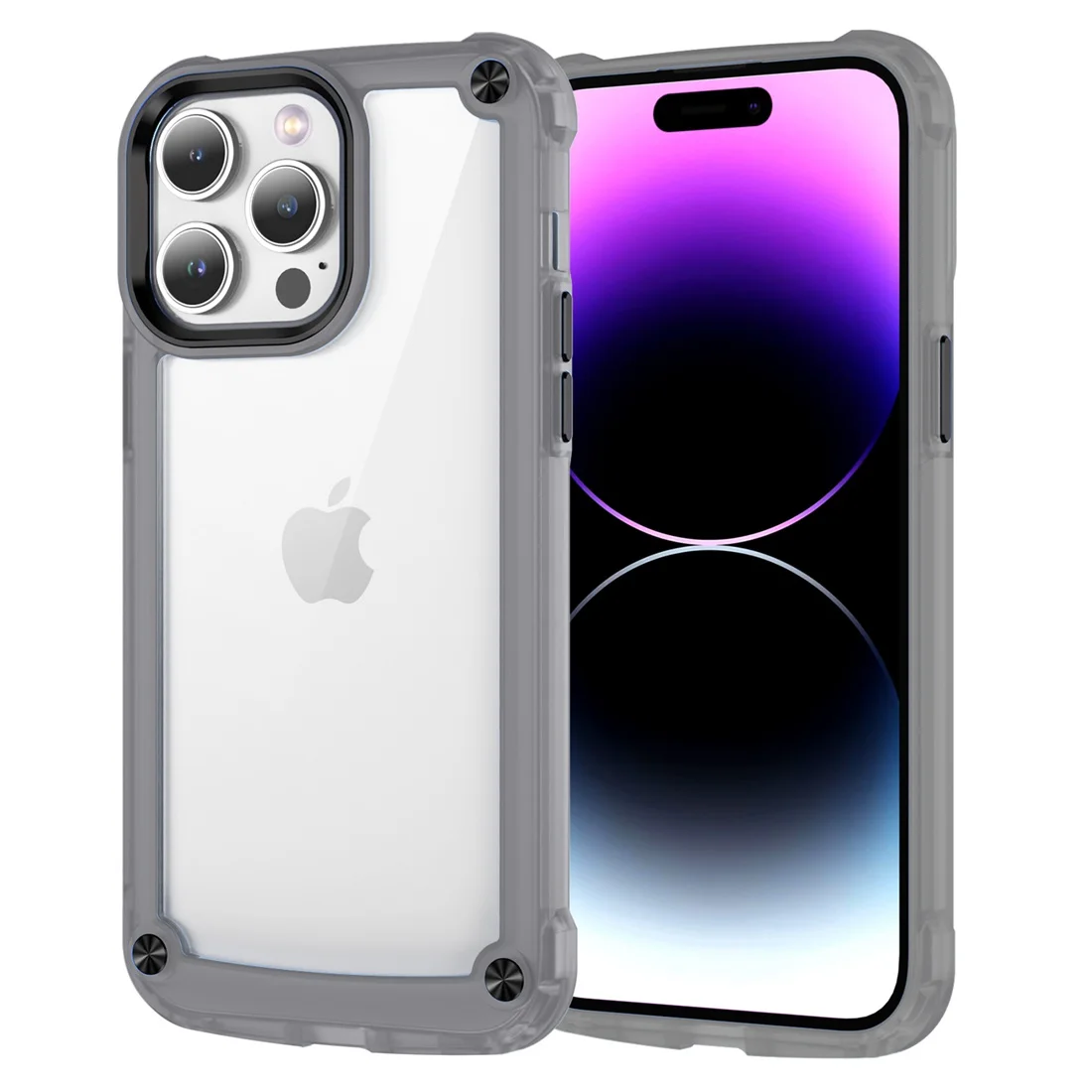 Funda transparente para iPhone 15 Pro 6,1, carcasa protectora con marco Flexible, a prueba de golpes, 6,7 pulgadas