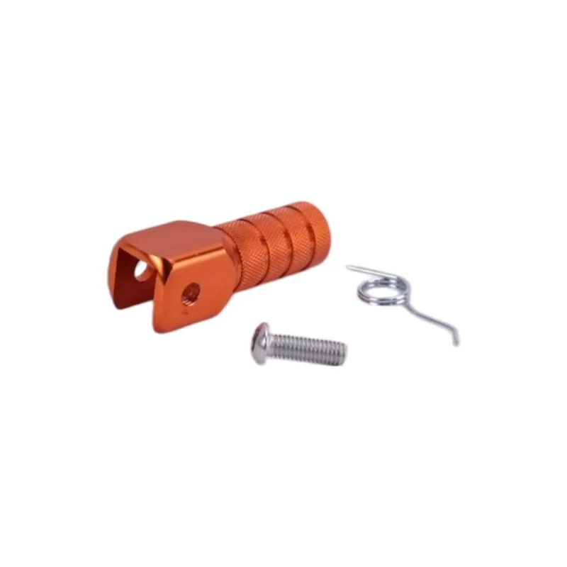 For motorcycle orange shift lever tip kit, durable shift lever with mounting bolt spr motorcycle shift head replacement parts