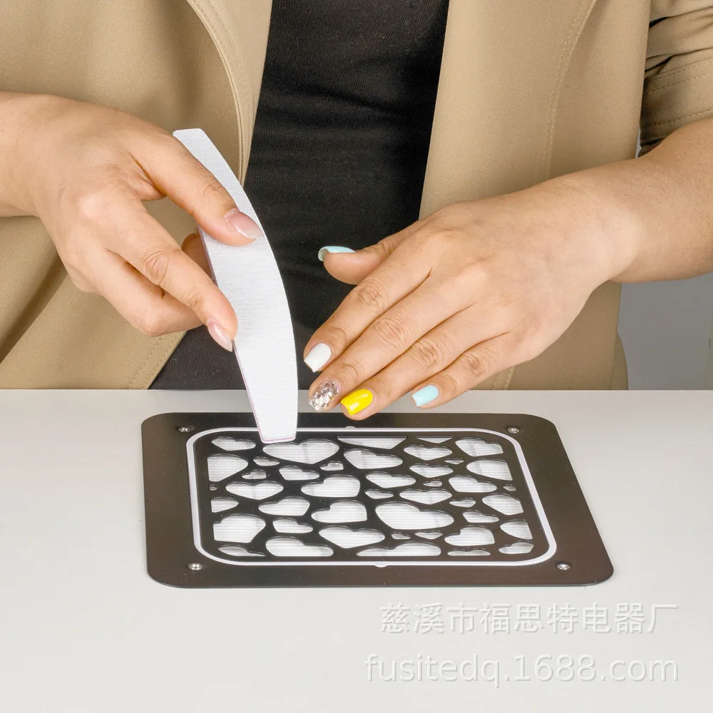 جزءا لا يتجزأ من طاولة الأظافر مكنسة كهربائية عالية شفط إزالة الغبار تصفية الشاشة مسمار فرش التوربينات الصامت موتور مكنسة كهربائية