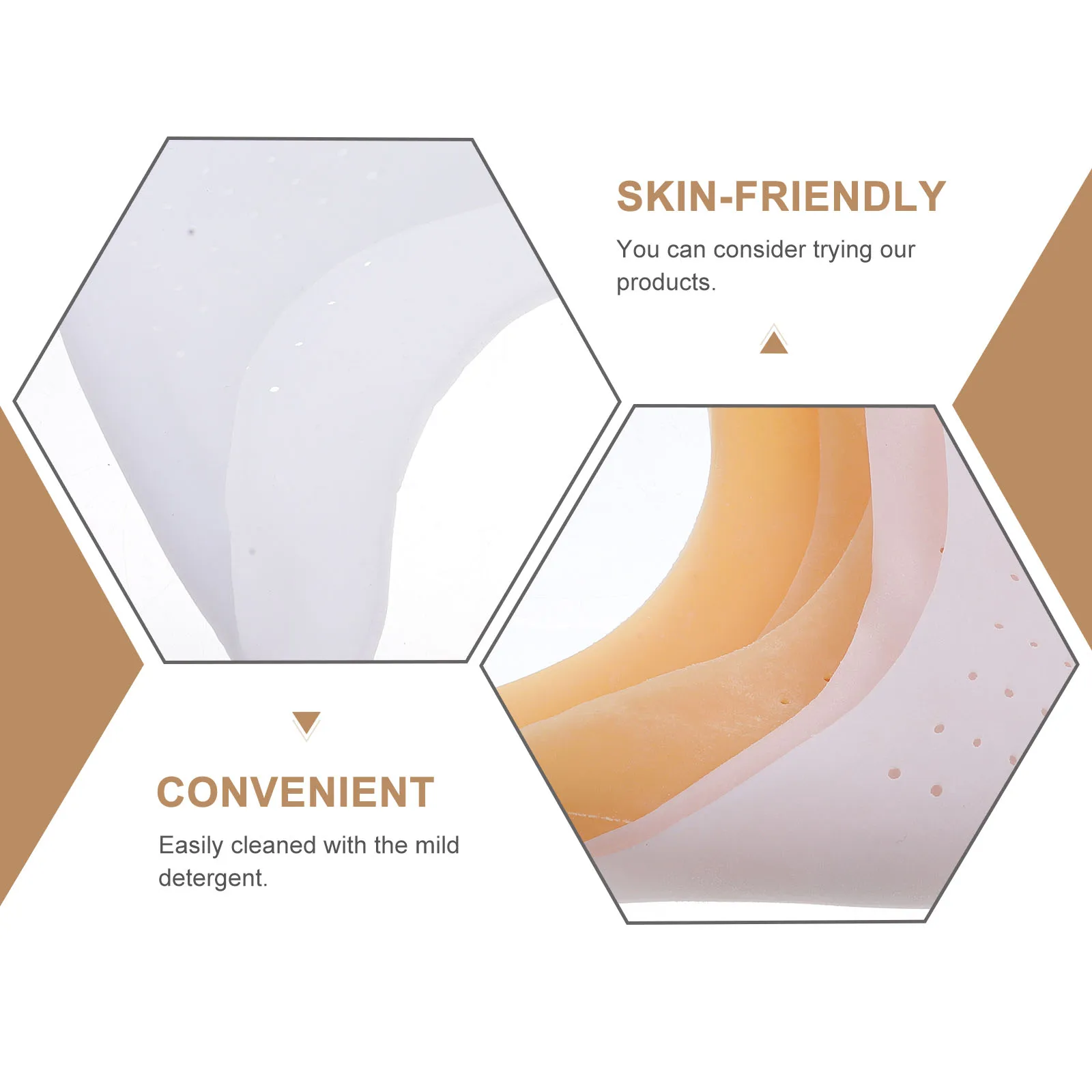 

6pcs Silicone Toe Protectors Reusable Foot Cushions Blister Relief Pads For High Heels Boots Ballet Shoes Breathable