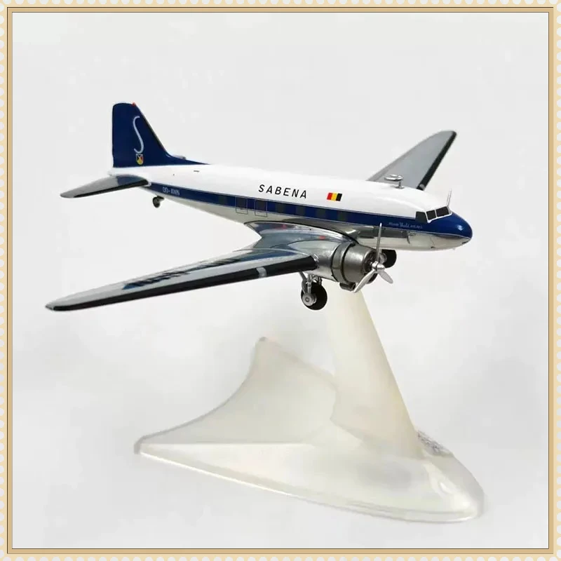 

herpa Diecast Alloy 1:200 Scale Douglas DC-3 573399 Passenger Aircraft Model for Collection& Display & Gift