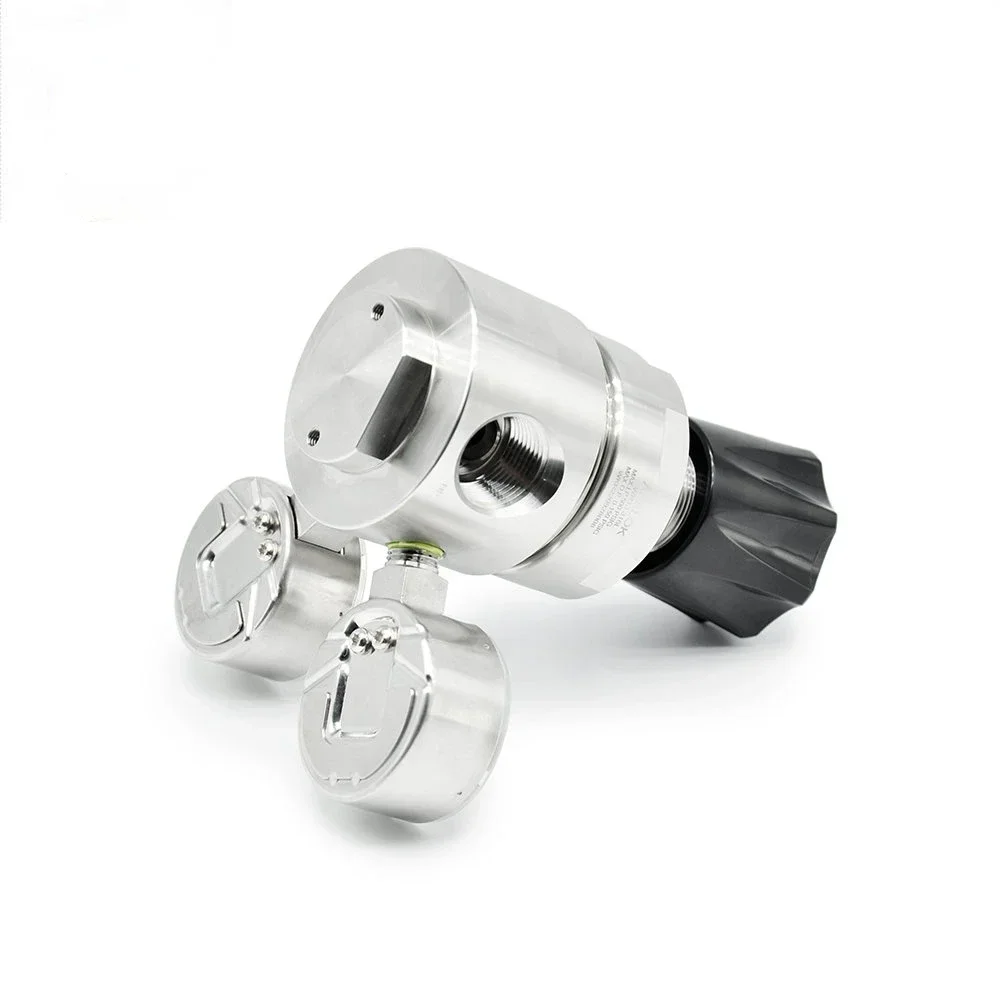Hot SalesAFK R13 Stainless Steel Low Pressure CO2 Oxygen Helium Nitrogen Gas Cylinder Pressure Regulator 250psi