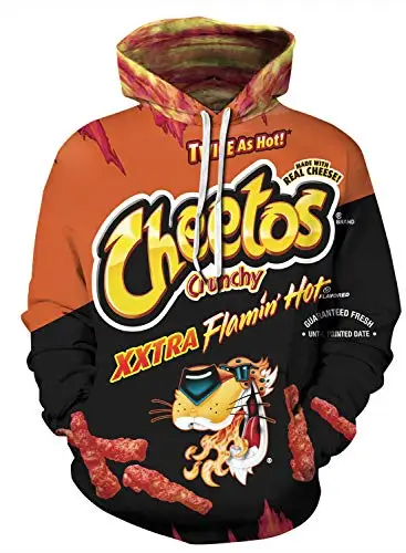 Pattern 3D Printed Hoodies Cheetos Comfortable Cartoon Trendy Pullover Novelty Casual Unisex Loose Kids Sweatshirt Autumn Winter