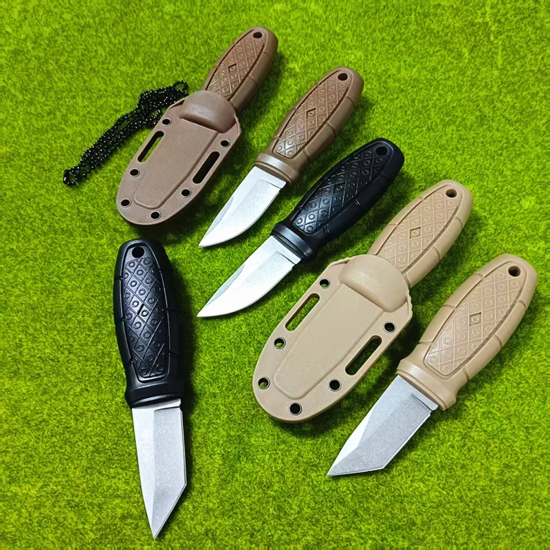 Fixed Blade Knife 5CR Blade Field Camping Portable Scabbard Fishing Knife Outdoor Knife EDC Pocket Knife Corrosion-Resistant