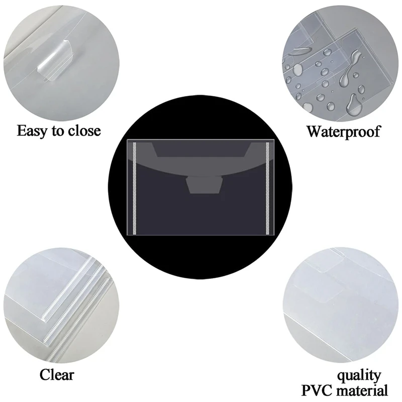 40 قطعة من جيوب تخزين القالب والمغناطيس، أوراق مغناطيسية بسمك 0.5 مم لتخزين القالب، مظاريف تخزين قوالب يدوية متينة