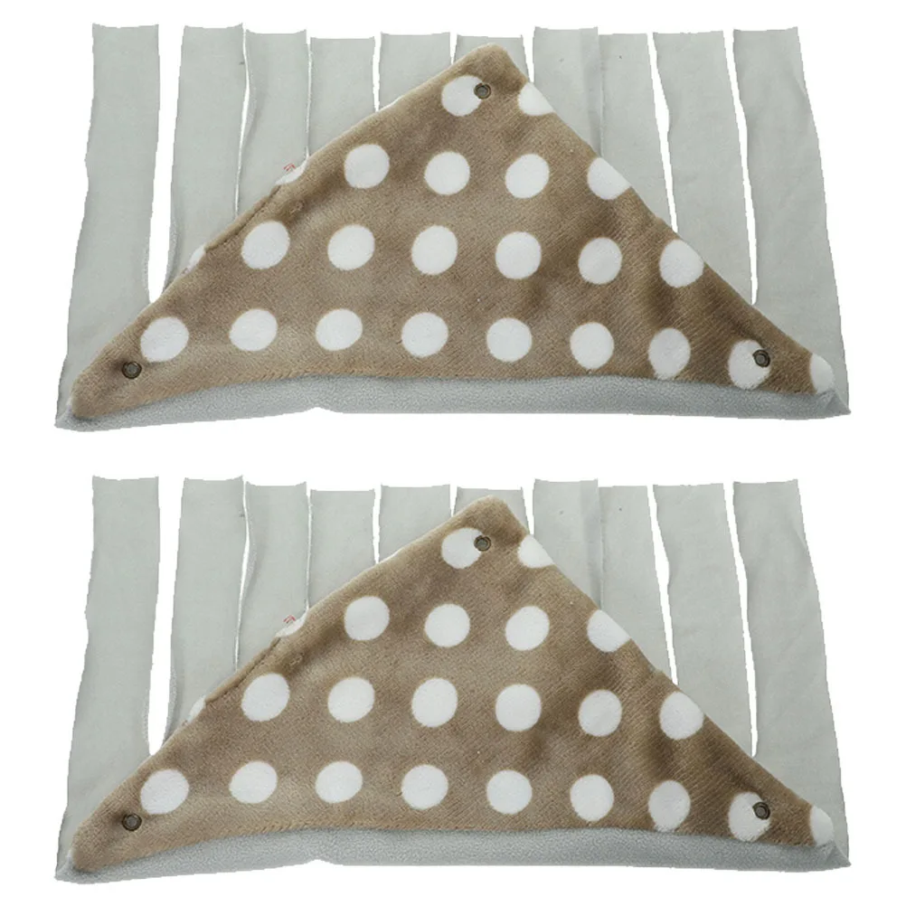 

2pcs Pet Cage Hideout For Hamster Guinea Pig Small Animals Cotton Hanging Tent Corner Shelter Bed Lightweight Durable Hideaway