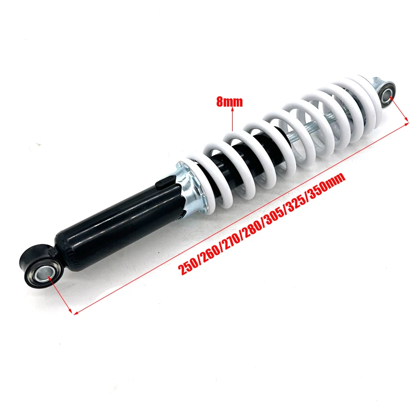 250/260/270/280mm 305mm 325mm 350mm Motorcycle Front Rear Shock Absorber Damping For 50-250cc ATV Go Kart Buggy Quad Bike Parts