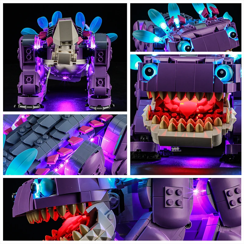 Kit luce LED fai-da-te per LEGO 77077 Klombo (solo luce LED, senza modello di blocchi)