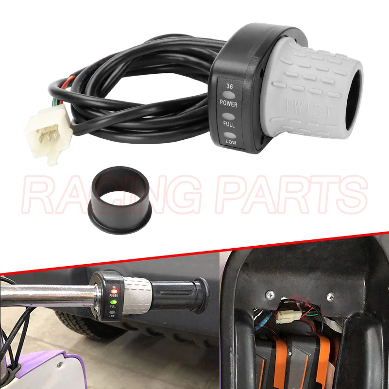 36V Twist Throttle for electric scooter Razor MX500 Premium OEM Twist LED Throttle 36Volt Razor MX500 (Version 21+) and MX650