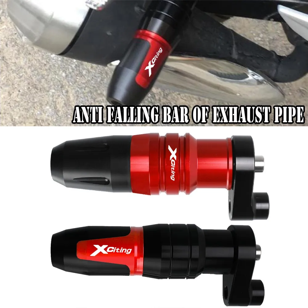 

For KYMCO XcitingS400 XCITING S400 400S 400i 2017-2022 Falling Protection Exhaust Slider Crash Pads Slider Motorcycle Aluminum
