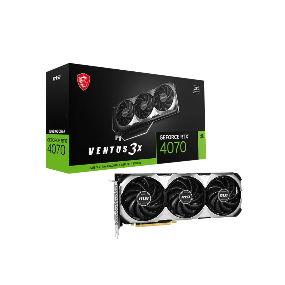 

New Gaming GPU RTX 4070 VENTUS 3X 12G OC For Gaming Desktop RTX 4070 Graphics Card