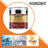 Crème pour le visage raffermissante au rétinol pour homme, soin de la peau, hydratant, au collagène, éclaircissant, lisse, déformable, traitement 5