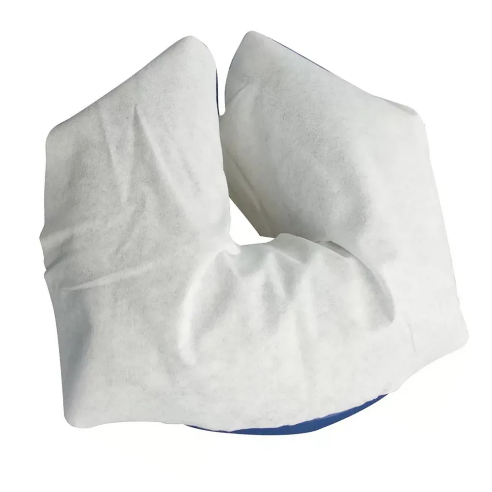 100Pcs Soft Disposable Headrest Covers Non Woven for Massage Portable Chair Comfortable Fit 35x28cm