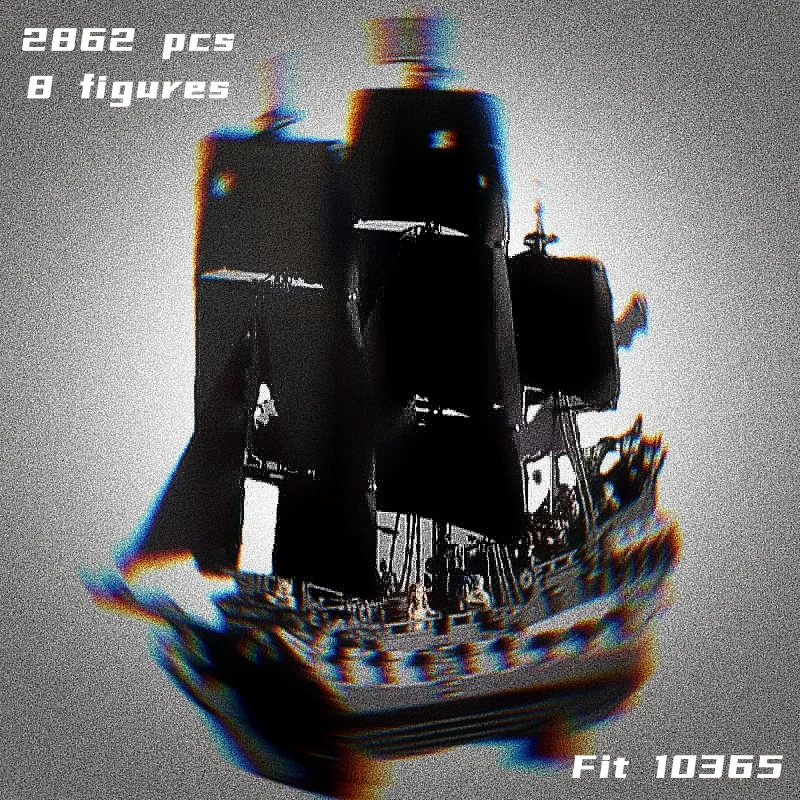 

Пиратский корабль Moc Sparrow 10365, сосуд, парусник, модель корабля, сборка, развлекательная игрушка «сделай сам», подарки на день рождения для детей и взрослых, MOC