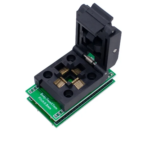 Discount TQFP32 QFP32 to DIP32 IC Programmer Adapter Chip Test Socket Burning Seat Integrated Circuits
