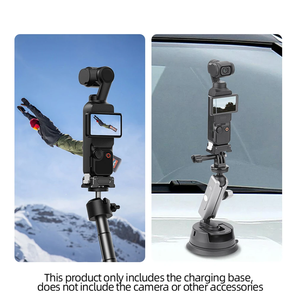 Mount Adapter Connector 1/4 Gimbal Camera Quick Release Bracket Camera Charging Base for DJI OSMO Pocket 3 Camera Accessories