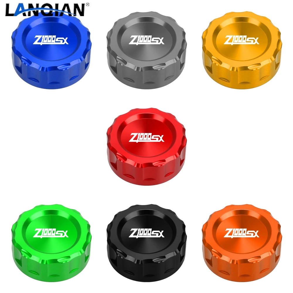 For Kawasaki Z1000SX Z1000 SX Z1000-SX  2011 2012 2013 2014 Motorcycle CNC Aluminum Brake Fluid Fuel Reservoir Tank Cap Cover