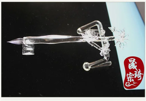 Unique Design Handmade Glass Dip Pen Japanese And Korean Stationery Personalized Pen Gift Calligraphy Color Ink Pen