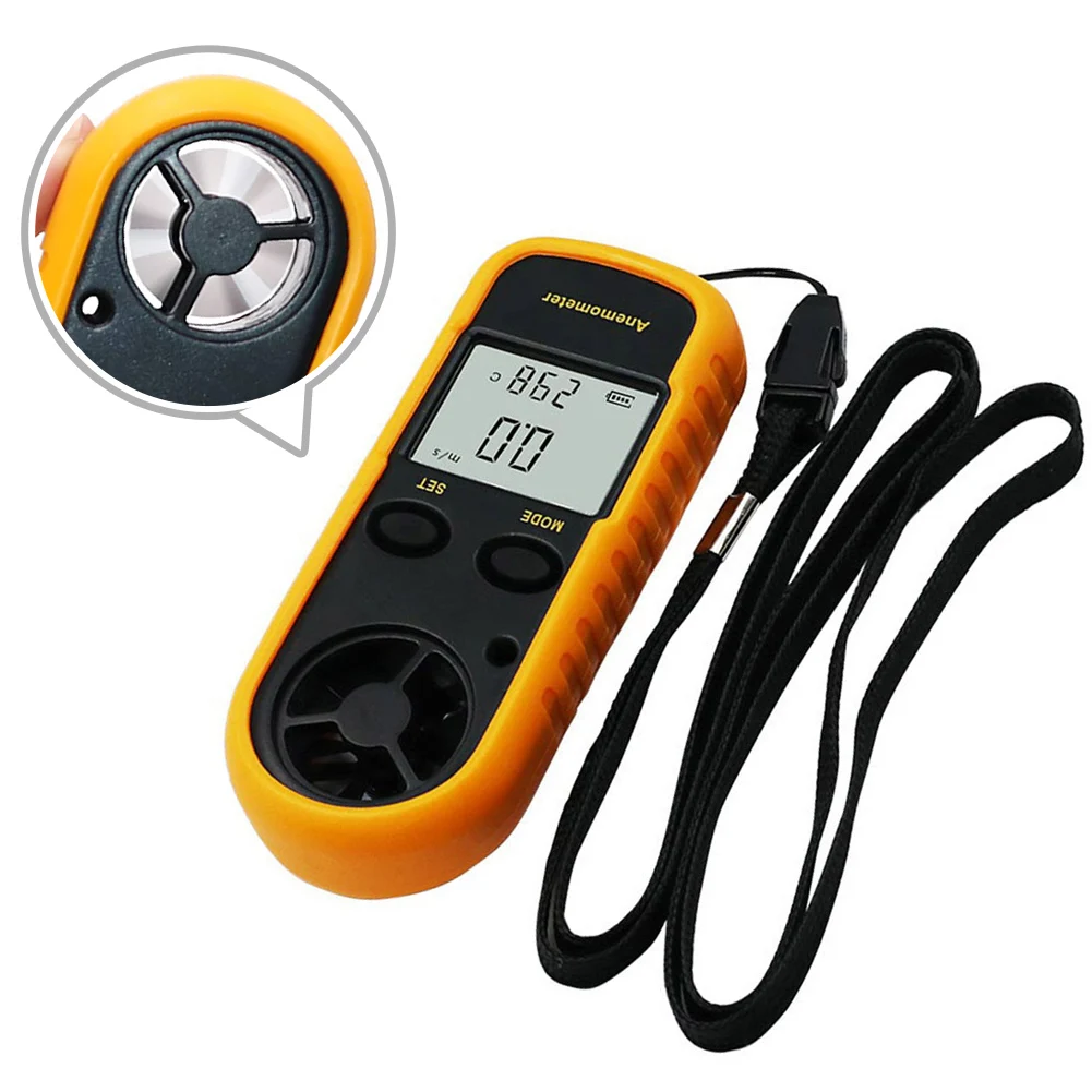 

Intuitive Buttons Outdoor Testing Digital Anemometer Handheld Anemometer Waterproof High-precision Measurement