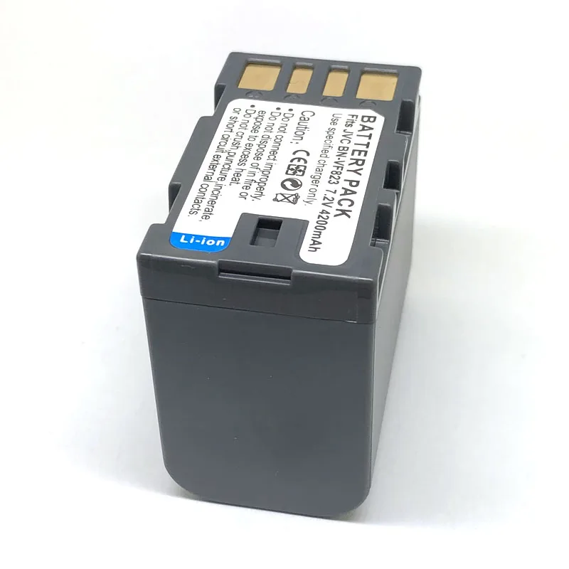 BN-VF823 VF808 VF815 U AC Battery For JVC D720 D728 D740 D750 D760 D771 DA30 HD3 HD7 HM200 170 85 95 MG130 175 MG255 MG555 MG575