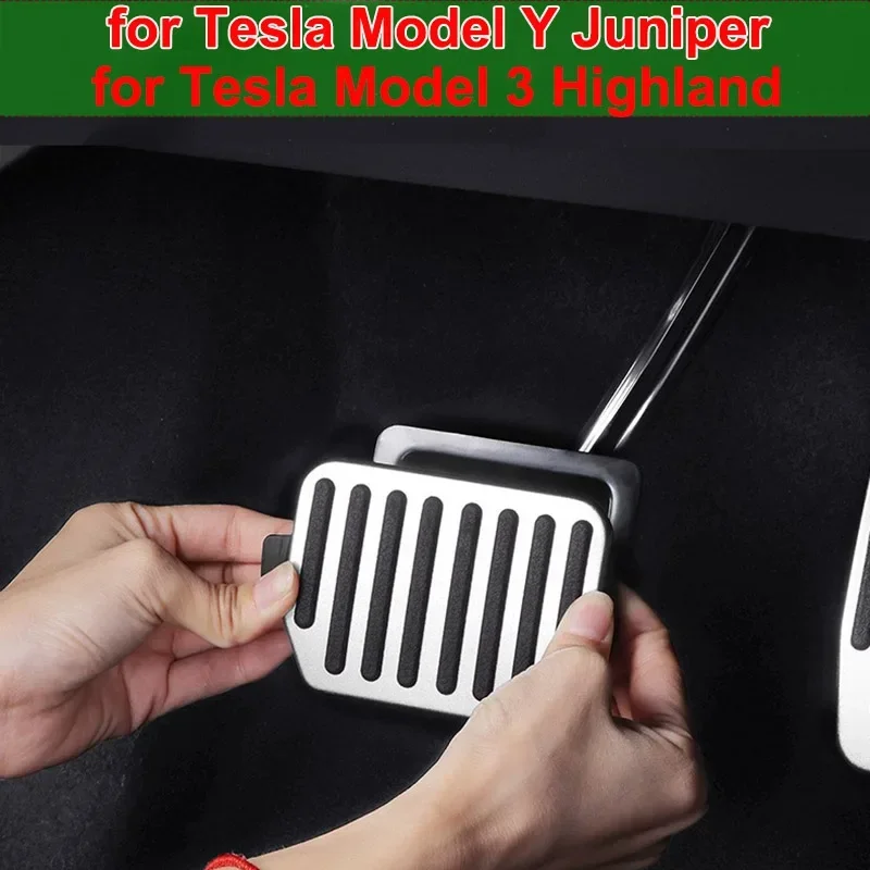 Pedales Aluminio Tesla Model Y 3 Highland - alternate angle