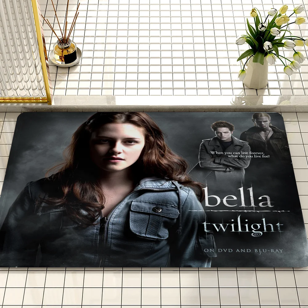 TV Twilight Isabella Edward Cullen Floor Mat Retro Multiple Choice Living Room Kitchen Rug Non-Slip Modern Home Decor