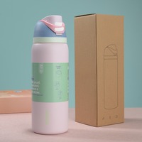 24OZ  Stainless Steel Vacuum Insulated Sports Water Bottle, Perfect Companion for Your Outdoor Adventure
