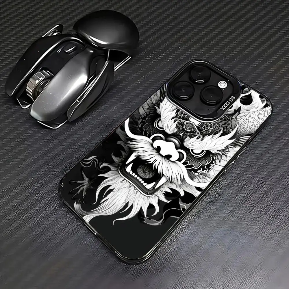 

Dragon pattern Phone Case case for iPhone17 16 15 14 13 12 11 Pro/ Max/Plus shock-proof rear cover anti-fingerprint