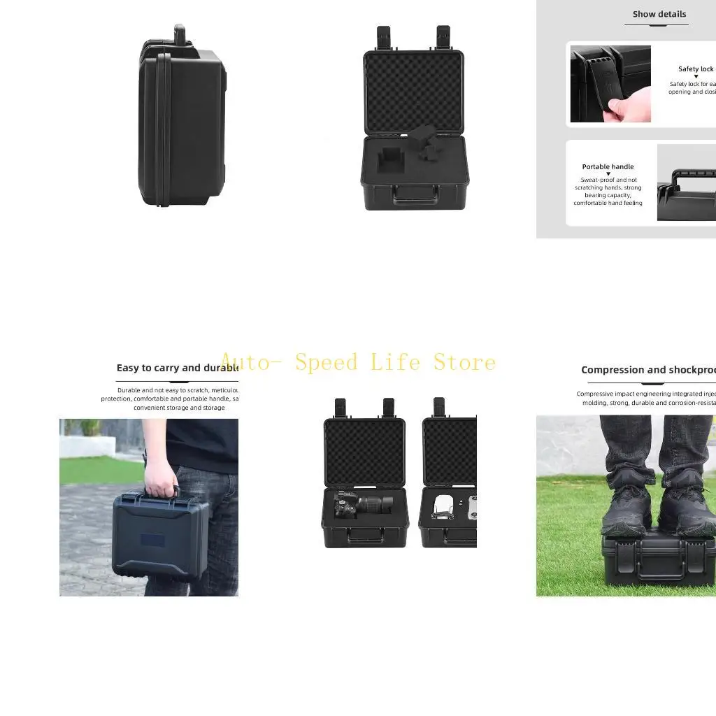 02DA صندوق مقاوم للانفجار محمول صلب لحقيبة تخزين القشرة حقيبة مقاوم للماء لحمل السفر لحقيبة الحقيبة لـ Mini #1