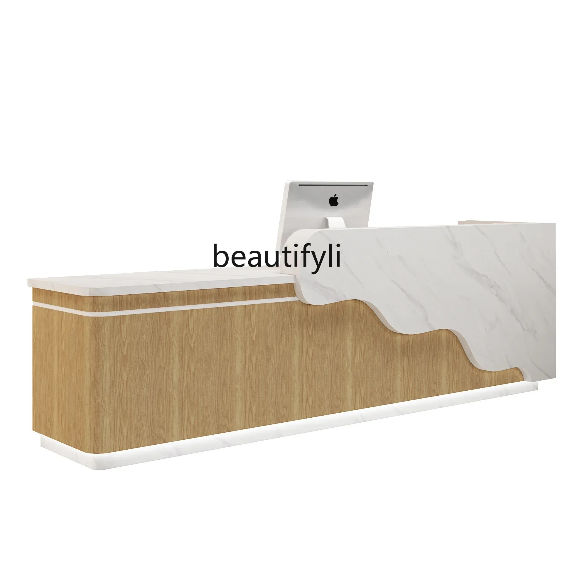 G8578 Paint Reception Desk Training Institution High-End Early Childhood Education Center Education Bar Commercial Counter