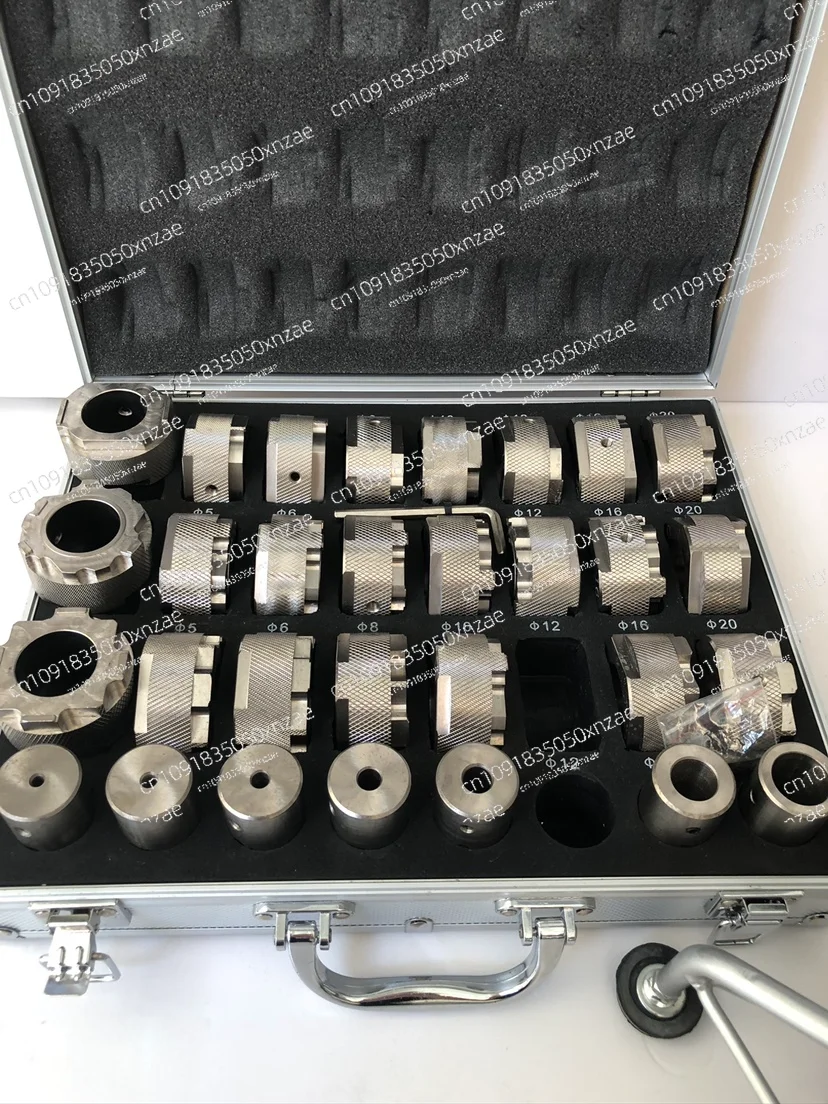 

Набор цанговых патронов для шлифовальной машины, цанговый патрон с накаткой и втулкой для точилки концевой фрезы, сменные аксессуары для крепления