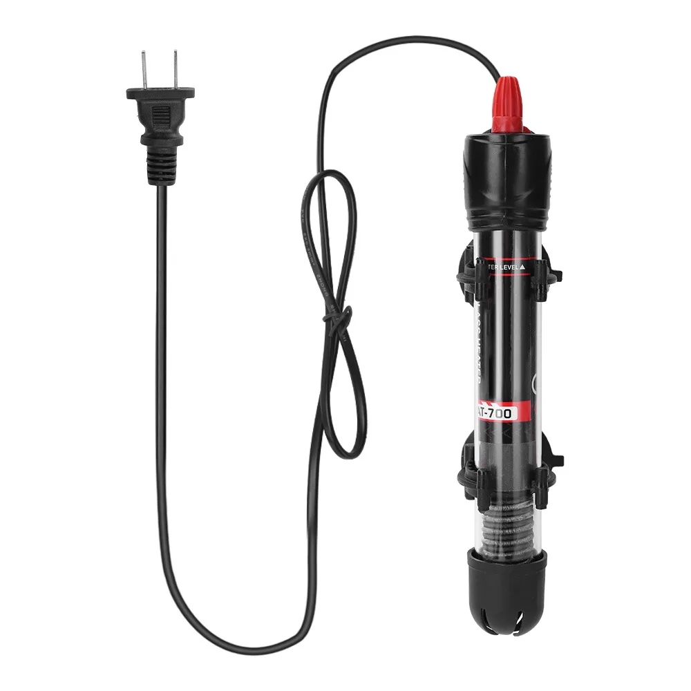 25W/50W/100W/200W/300W Aquarium Submersible Fish Tank Adjustable Water Heater Constant Temperature Heating Rod EU/US Plug