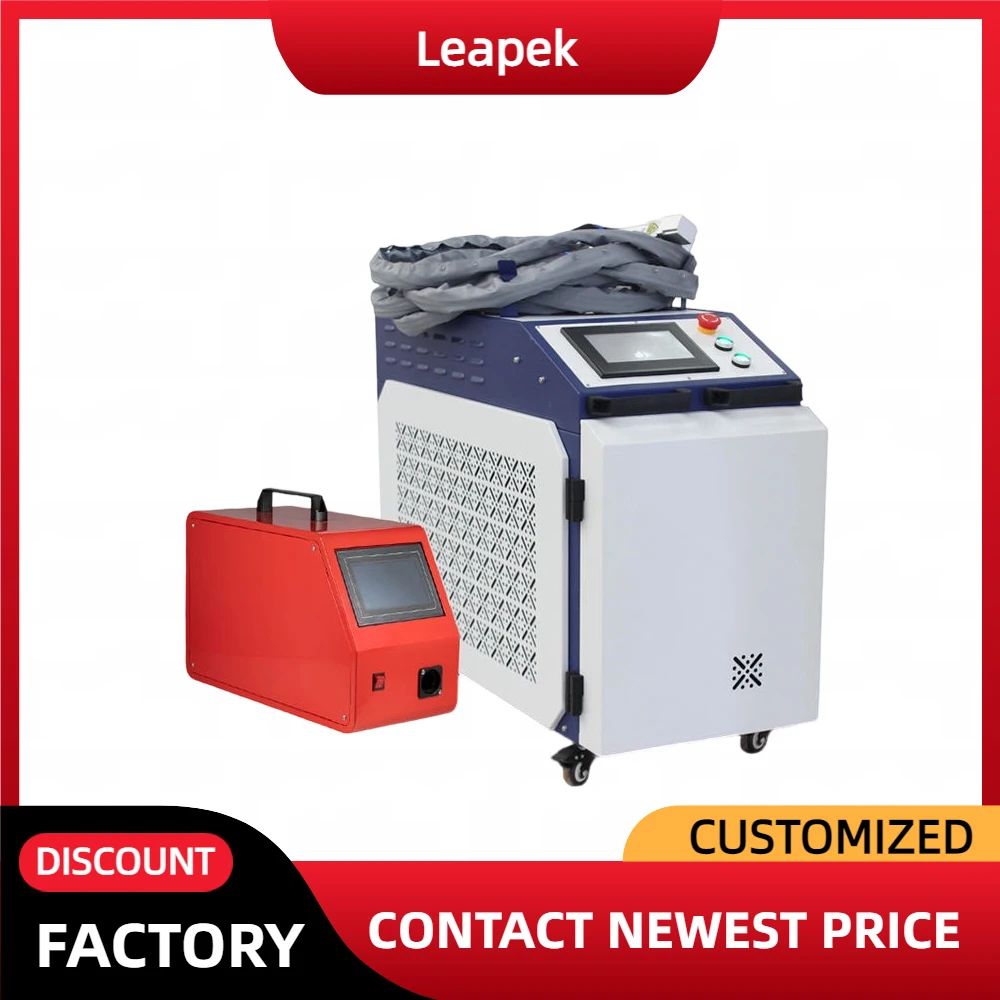 

Лазерный сварочный аппарат 4-в-1 с оптоволоконным лазером мощностью 1500 Вт/2000 Вт/3000 Вт/6000 Вт, ручной