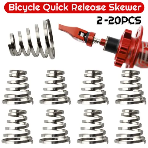 2~20pcs Bike Quick Release Skewer Springs Replacement MTB Road Bicycle Front Rear Wheel Skewer Spring Bike Accessories