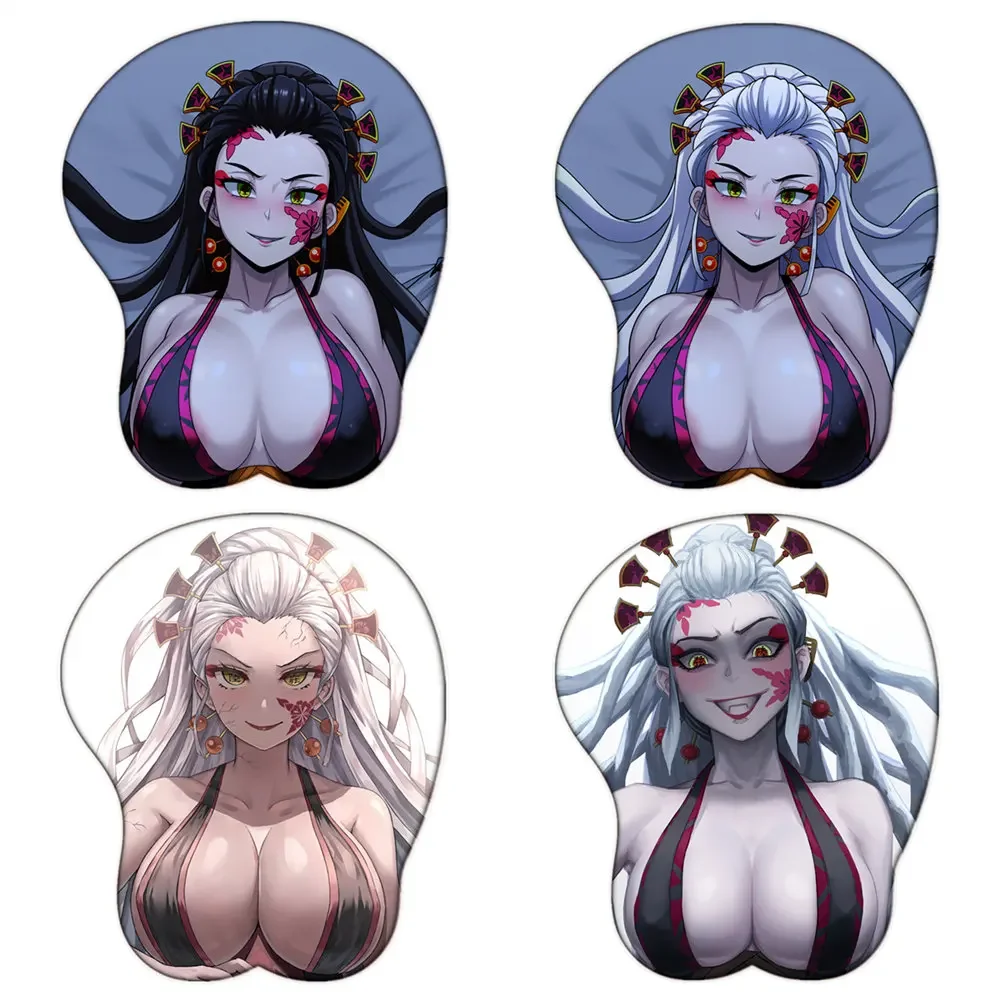 

Sexy Anime 3DDaki Kawaii Mouse Pad Cute Manga Oppai Silicone Gel Mat Mousepad with Soft Wrist Rest 2way Fabric