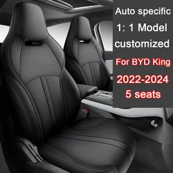 Car Special Seat Covers 5 seats For BYD king DM-i 2022 2023 2024 byd Full Covered Seat Protective Cover Car styling accessories