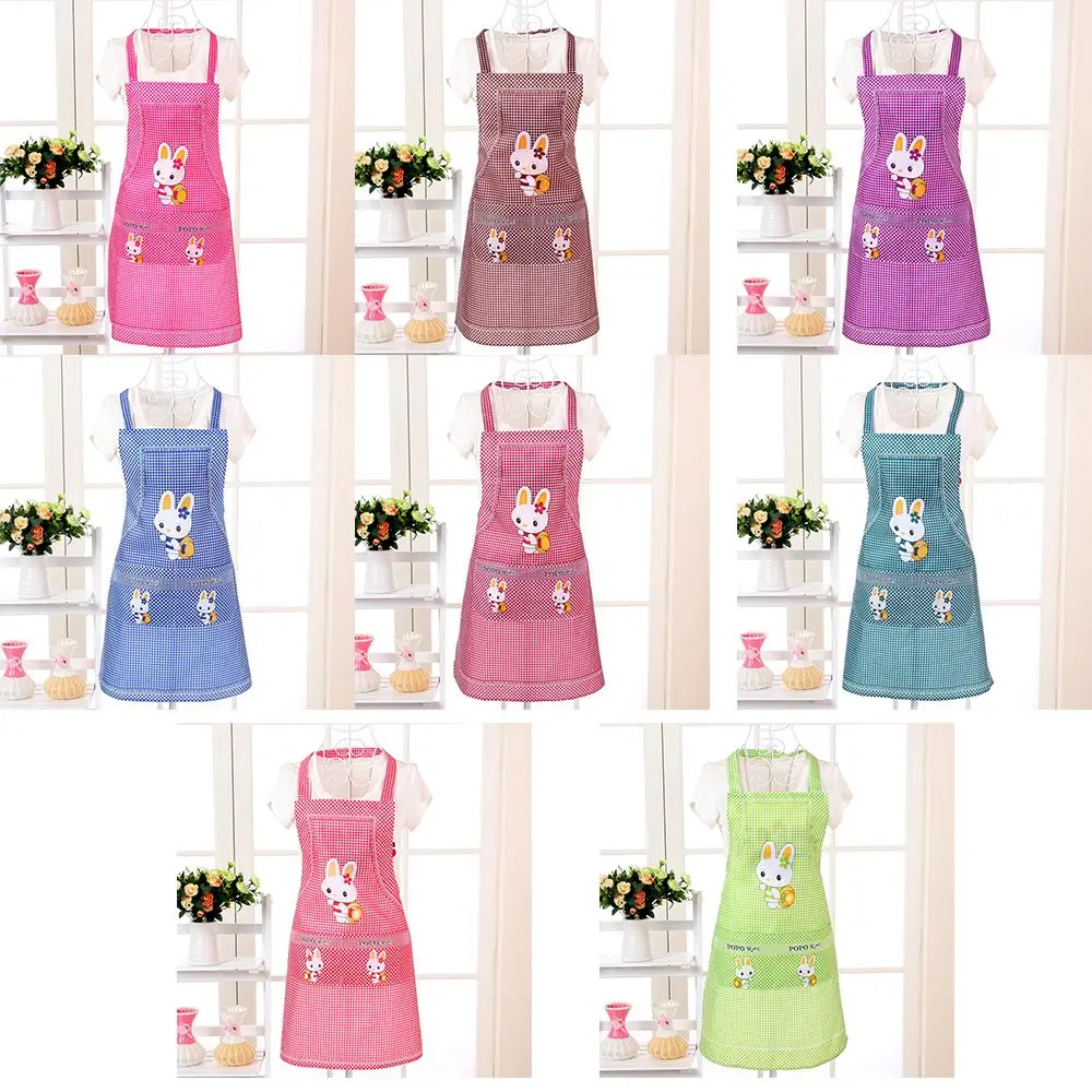 Cloth Protect Sleeveless With Double Pocket Household Cleaning Aprons Kitchen Supplies Cooking Apron For Adults Lady Women