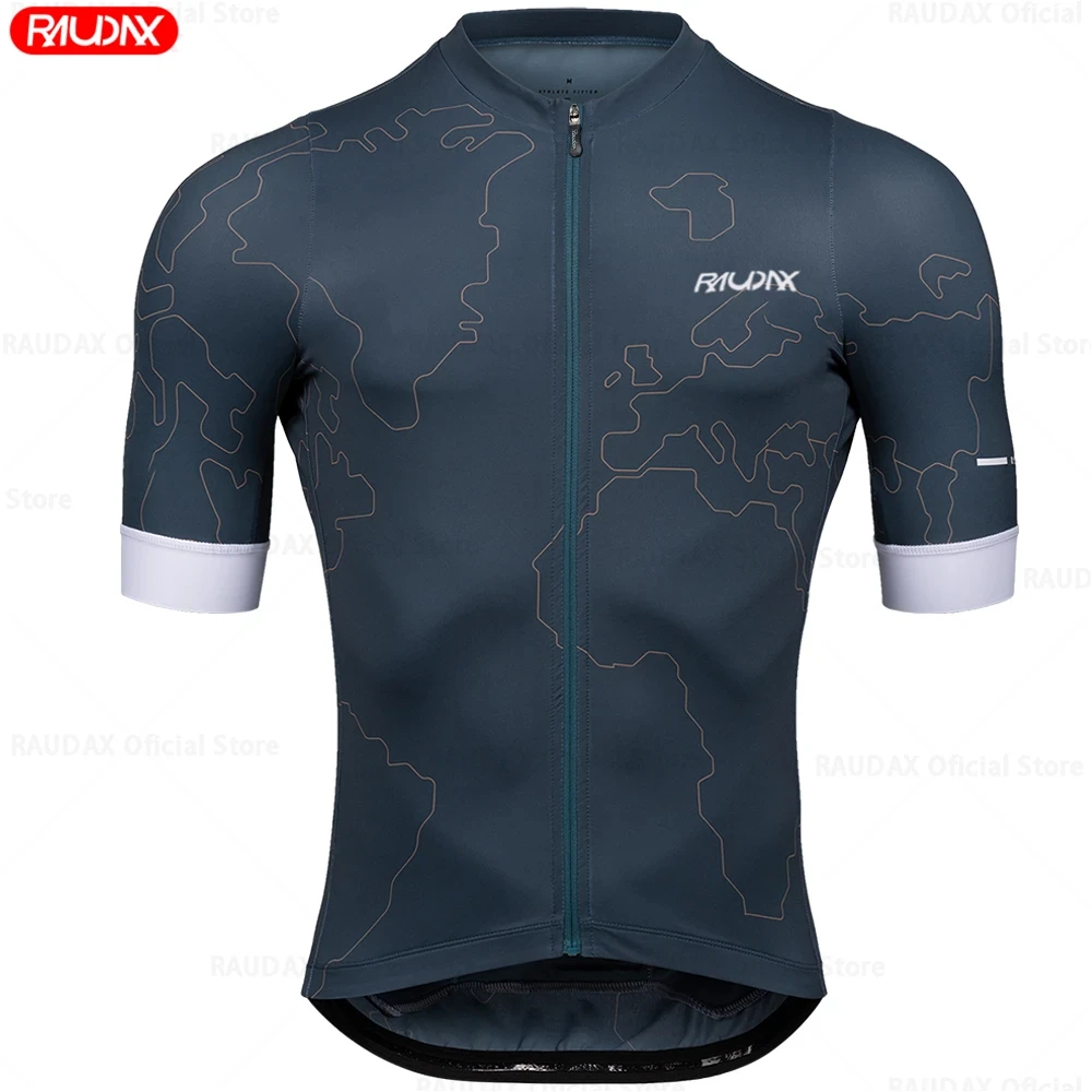 

RAUDAX Cycling Jersey Pro Team Bike Shirts Breathable Racing Sport Mtb Bicycle Jerseys Ropa De Hombre Clothes Cycling Clothing