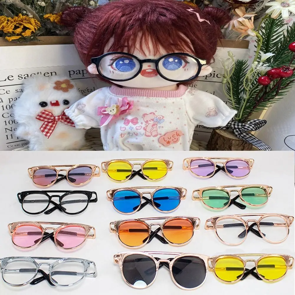 8.5cm Accessories Mini Plush Doll Cute Frame Glasses Plush Doll Eyeglasses Fashion Glasses Clothes For 15cm/20cm Dolls