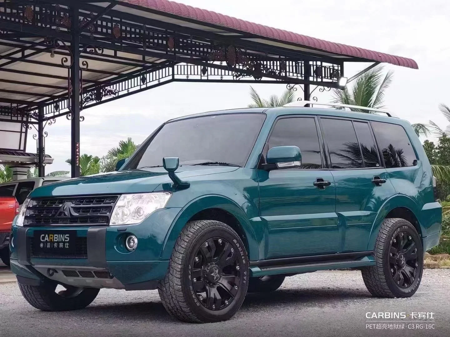 Beste kwaliteit kleurrijke auto bubble wrap vinyl inpakpapier PET glanzend helgroen koolstofvezel vinyl